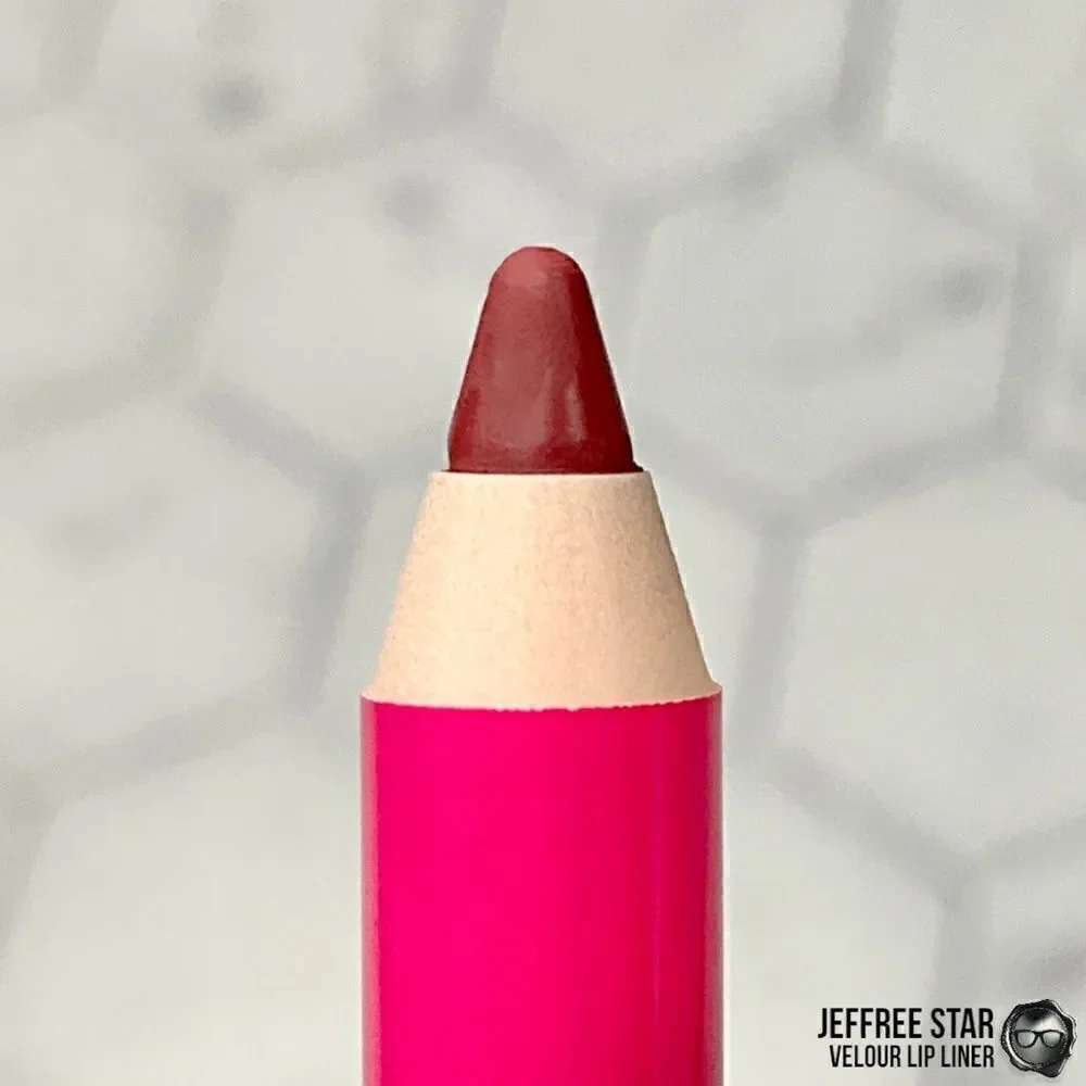 JEFFREE STAR VELOUR LIP LINER PENCIL IN ANDROGYNY DIRTY PLUM MAUVE FULL SIZE NEW - Picture 7 of 14